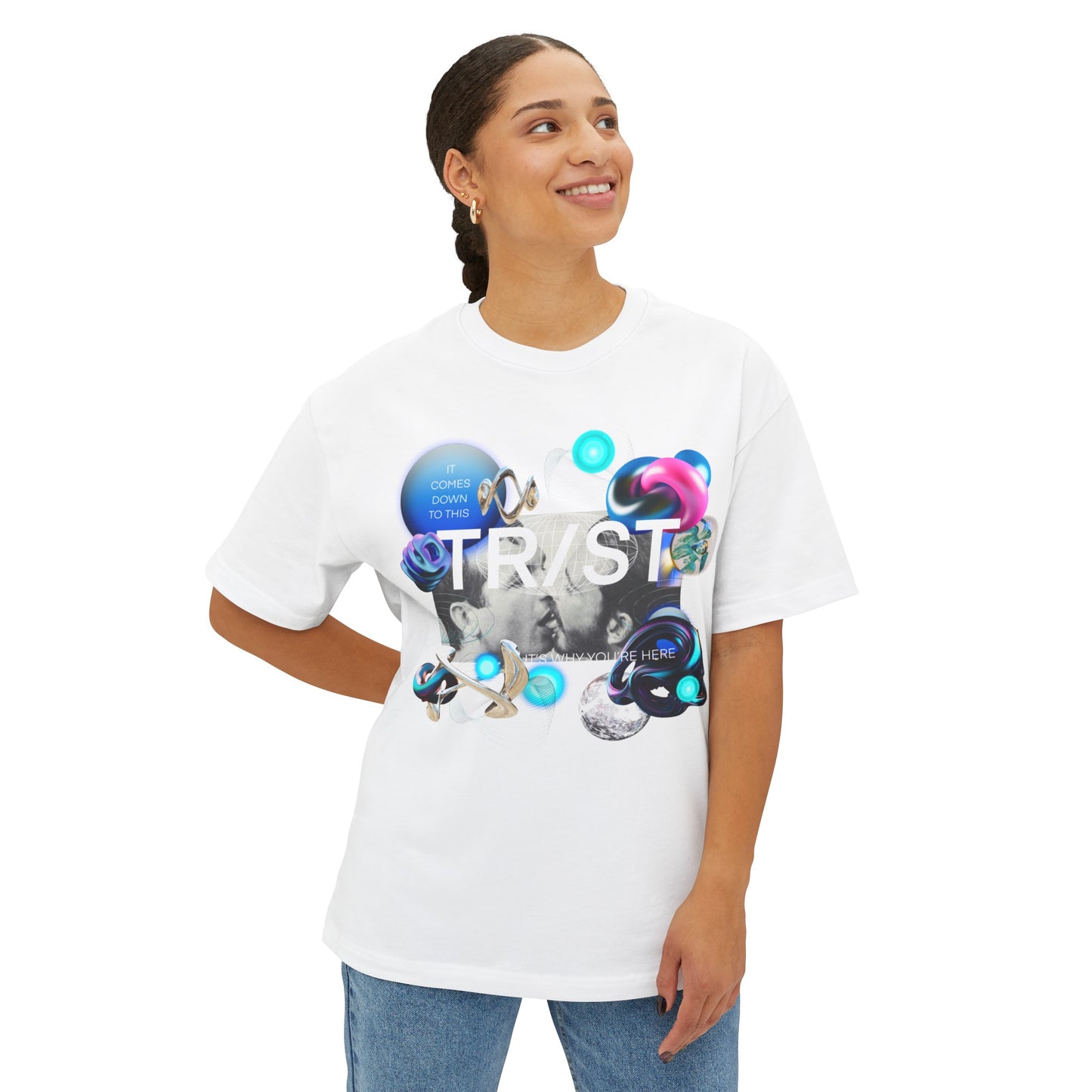 Trust Unisex Oversized Boxy Tee