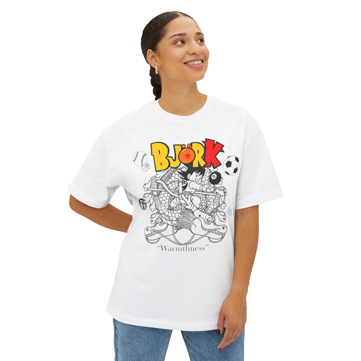 Warmthness Unisex Oversized Boxy Tee