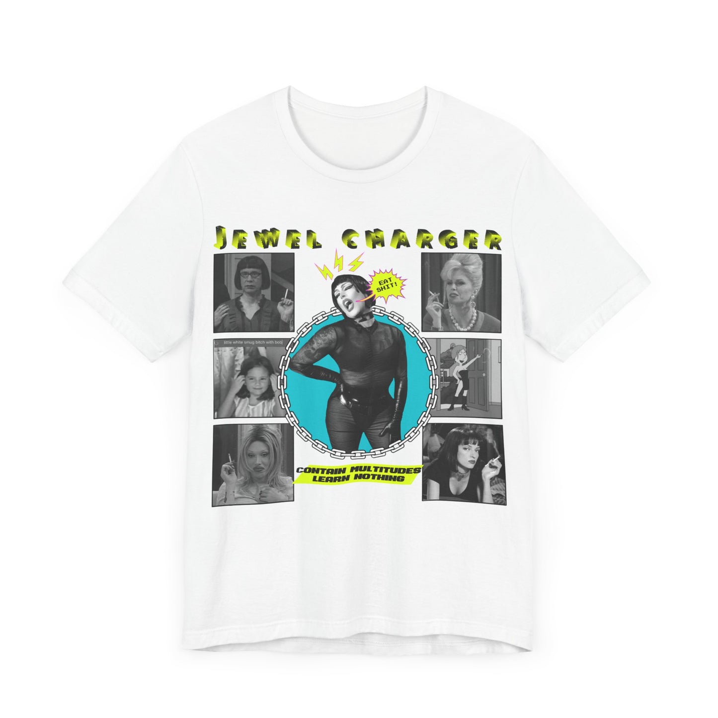 Jewel Charger x opinion rabbit ‘Contain Multitudes’ Unisex Jersey Short Sleeve Tee