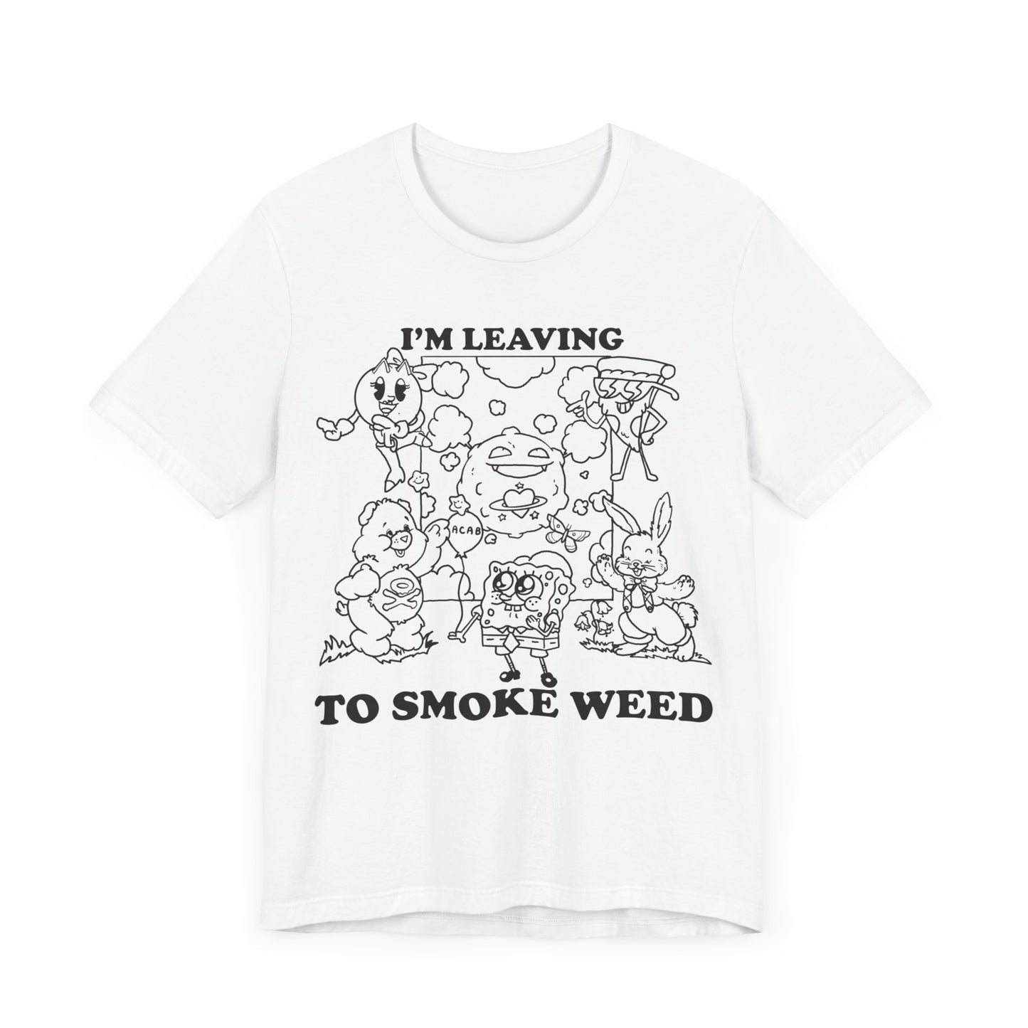 I’m Leaving Unisex Jersey Short Sleeve Tee (White)