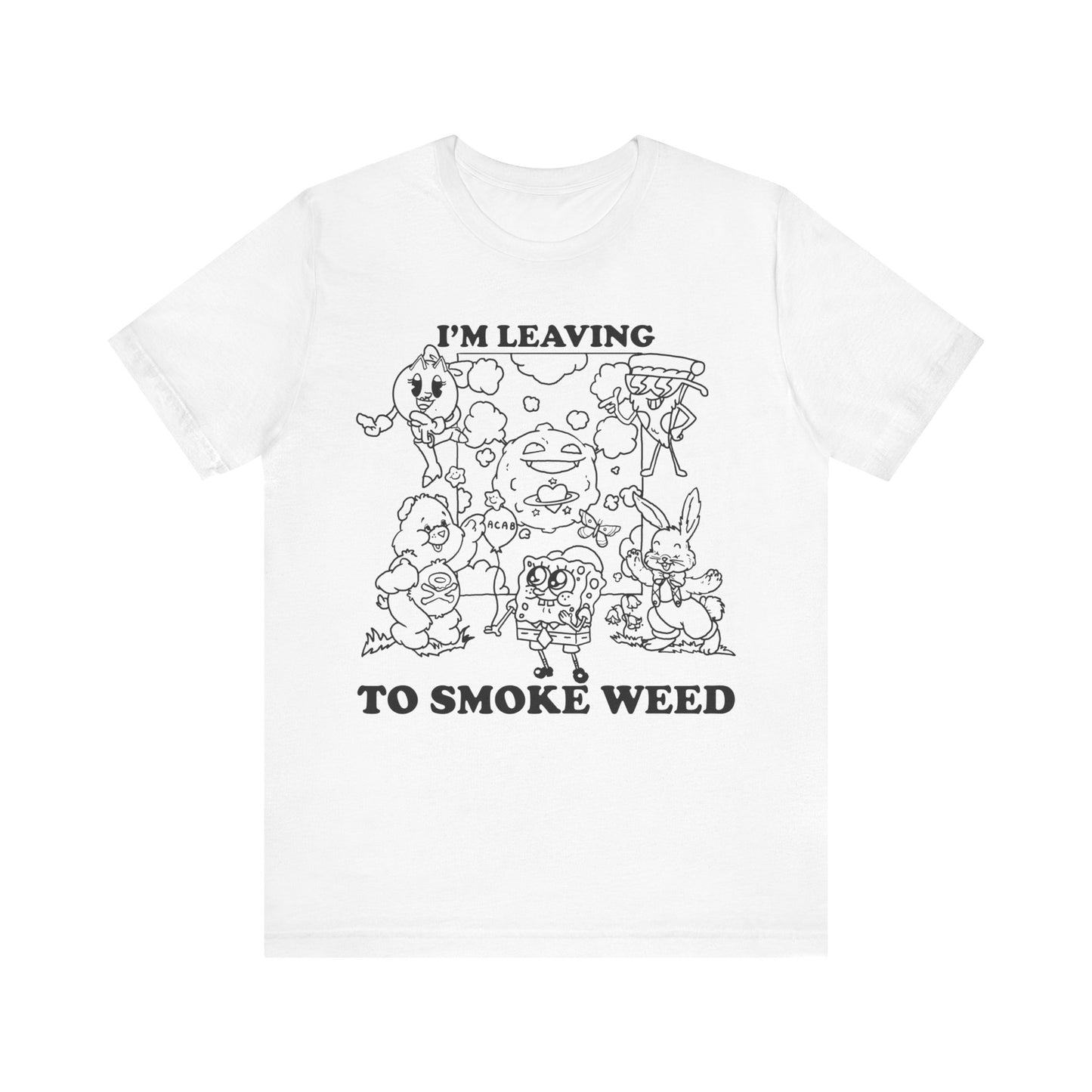 I’m Leaving Unisex Jersey Short Sleeve Tee (White)